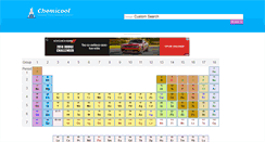 Desktop Screenshot of chemicool.com